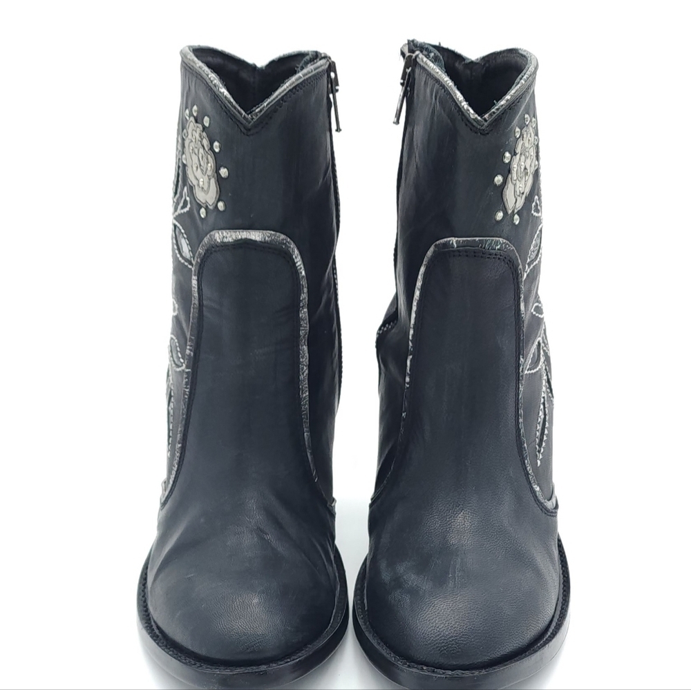 Old Gringo Marillyn Short 6 Inch Black Heeled Boot Women's Size 7 B - Picture 5 of 15